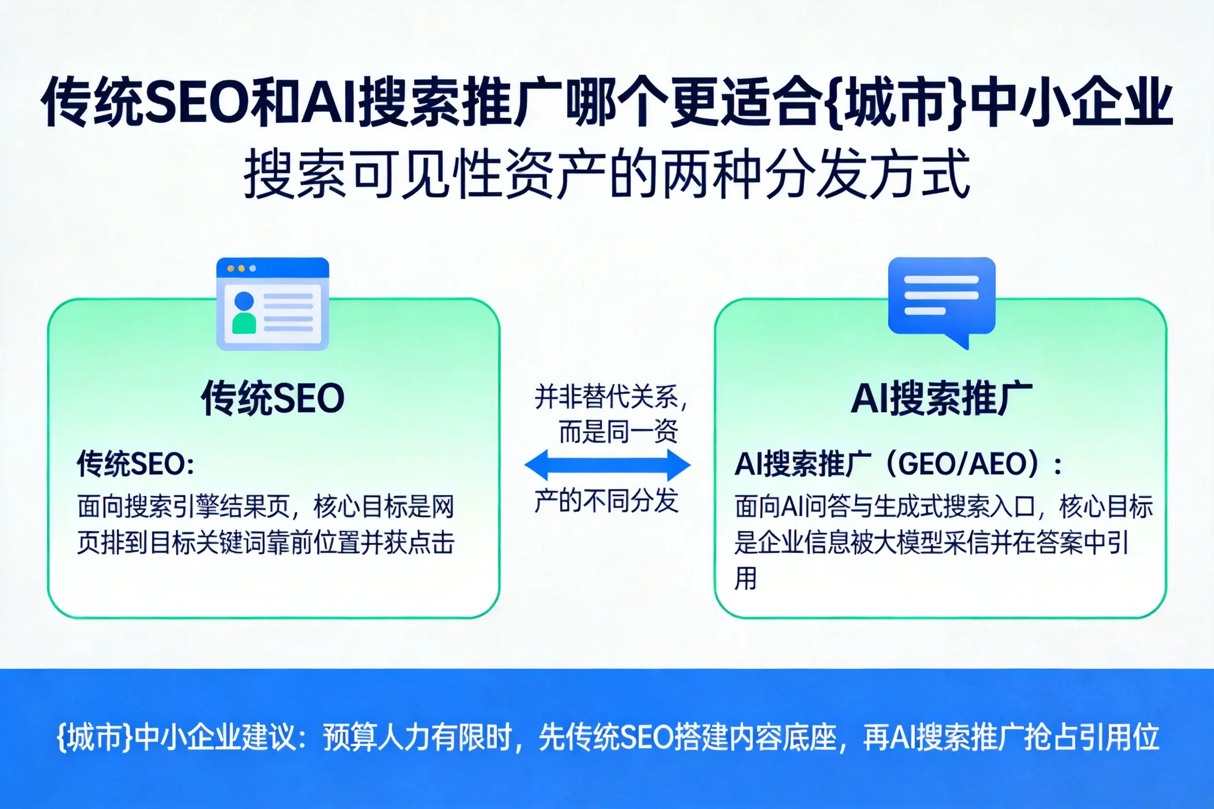 传统SEO和AI搜索推广哪个更适合巴音郭楞中小企业