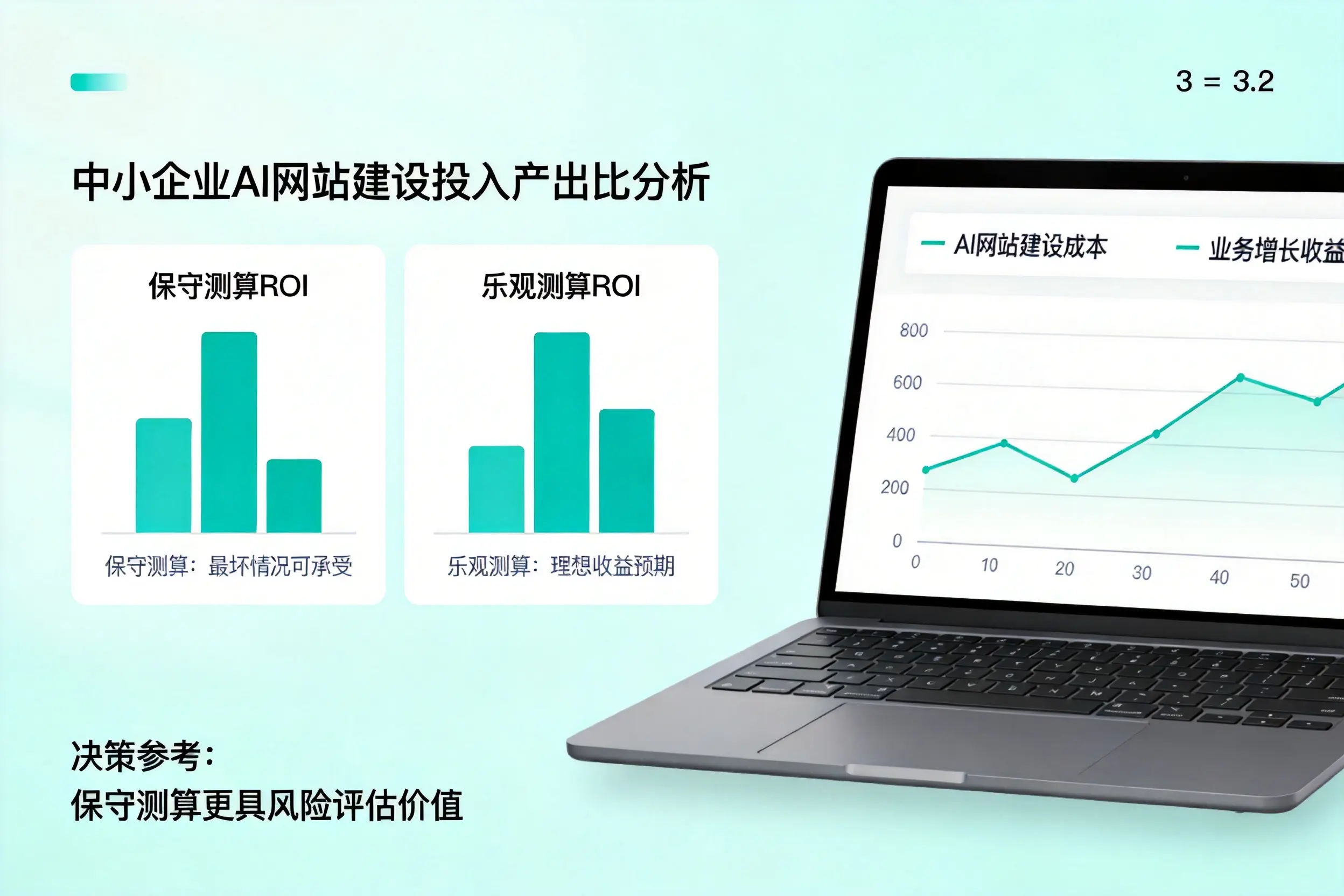 巴音郭楞中小企业AI网站建设投入产出比怎么算？先看这份分析