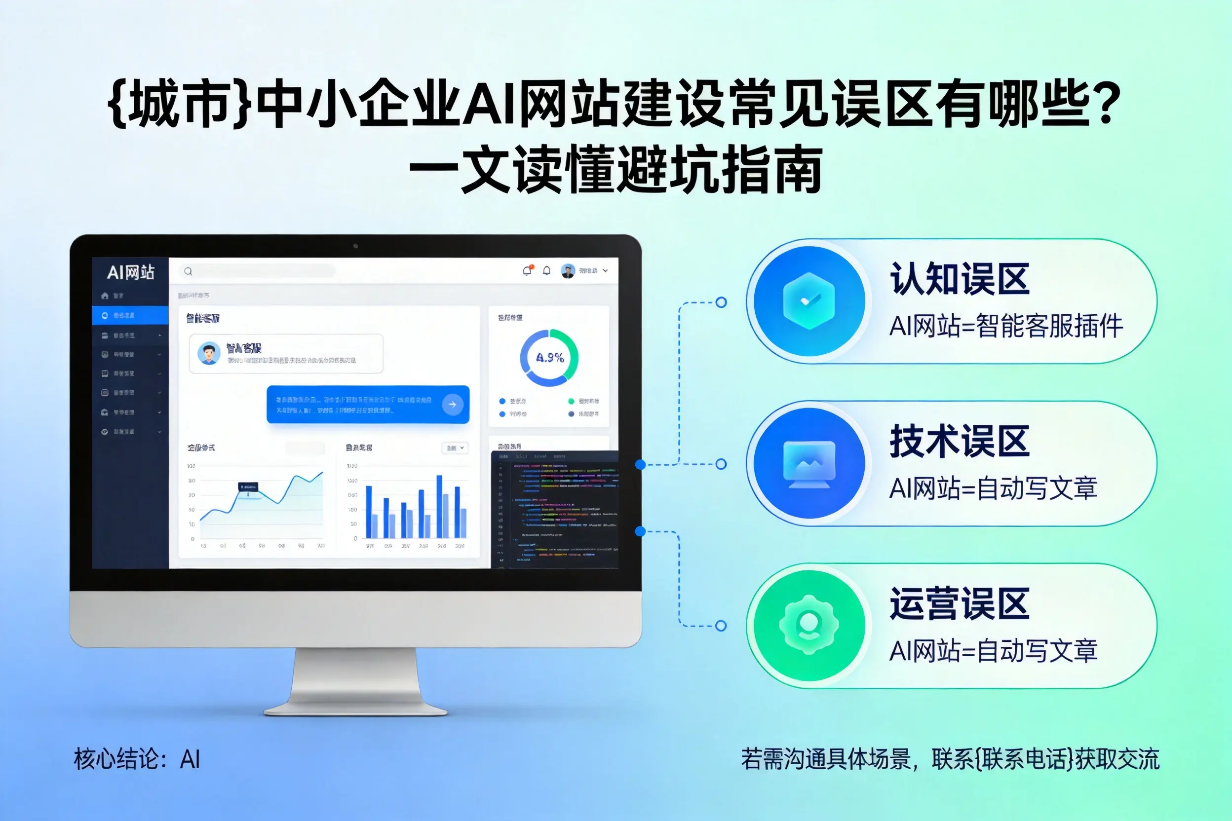 巴音郭楞中小企业AI网站建设常见误区有哪些？一文读懂避坑指南