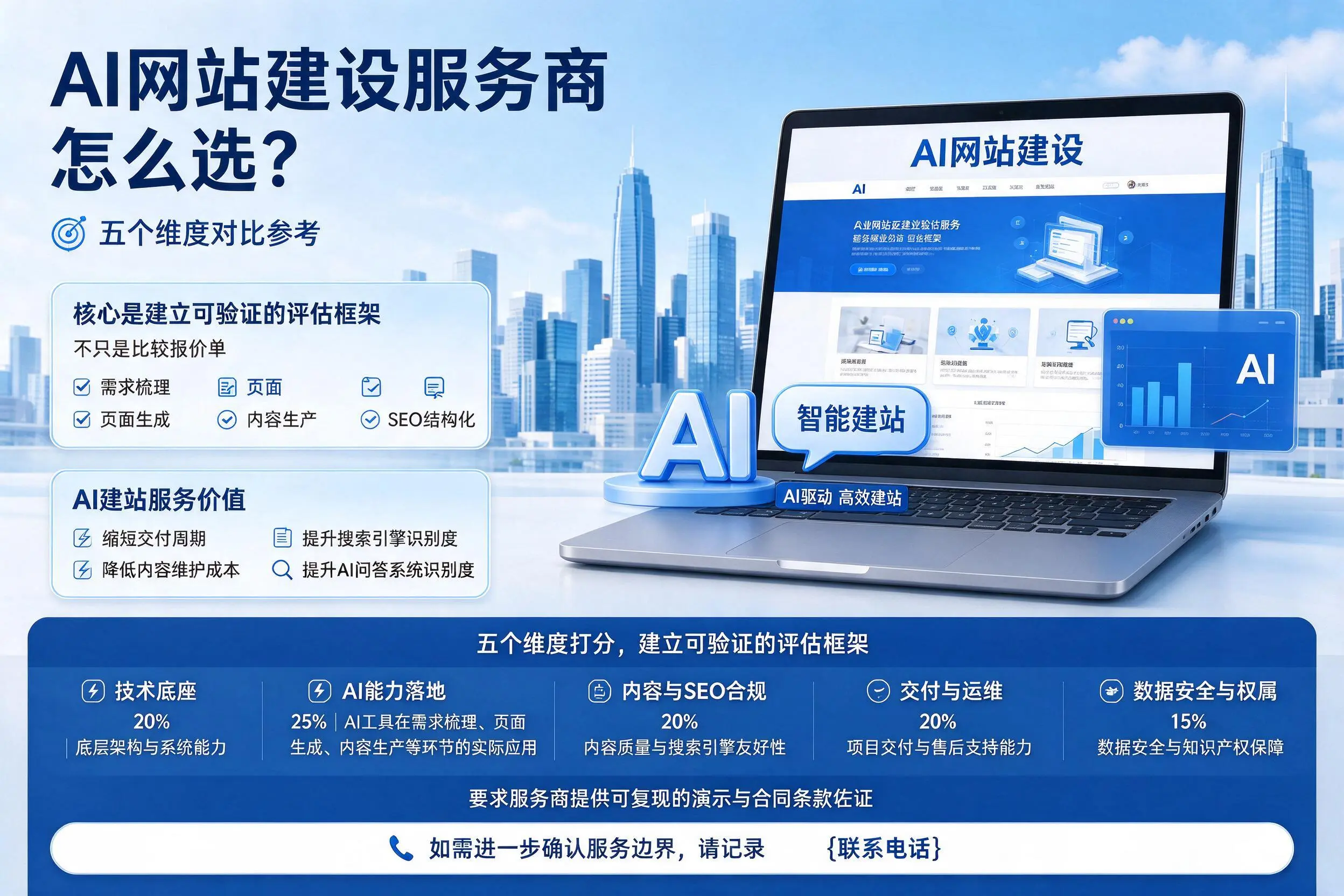 巴音郭楞AI网站建设服务商怎么选?五个维度对比参考