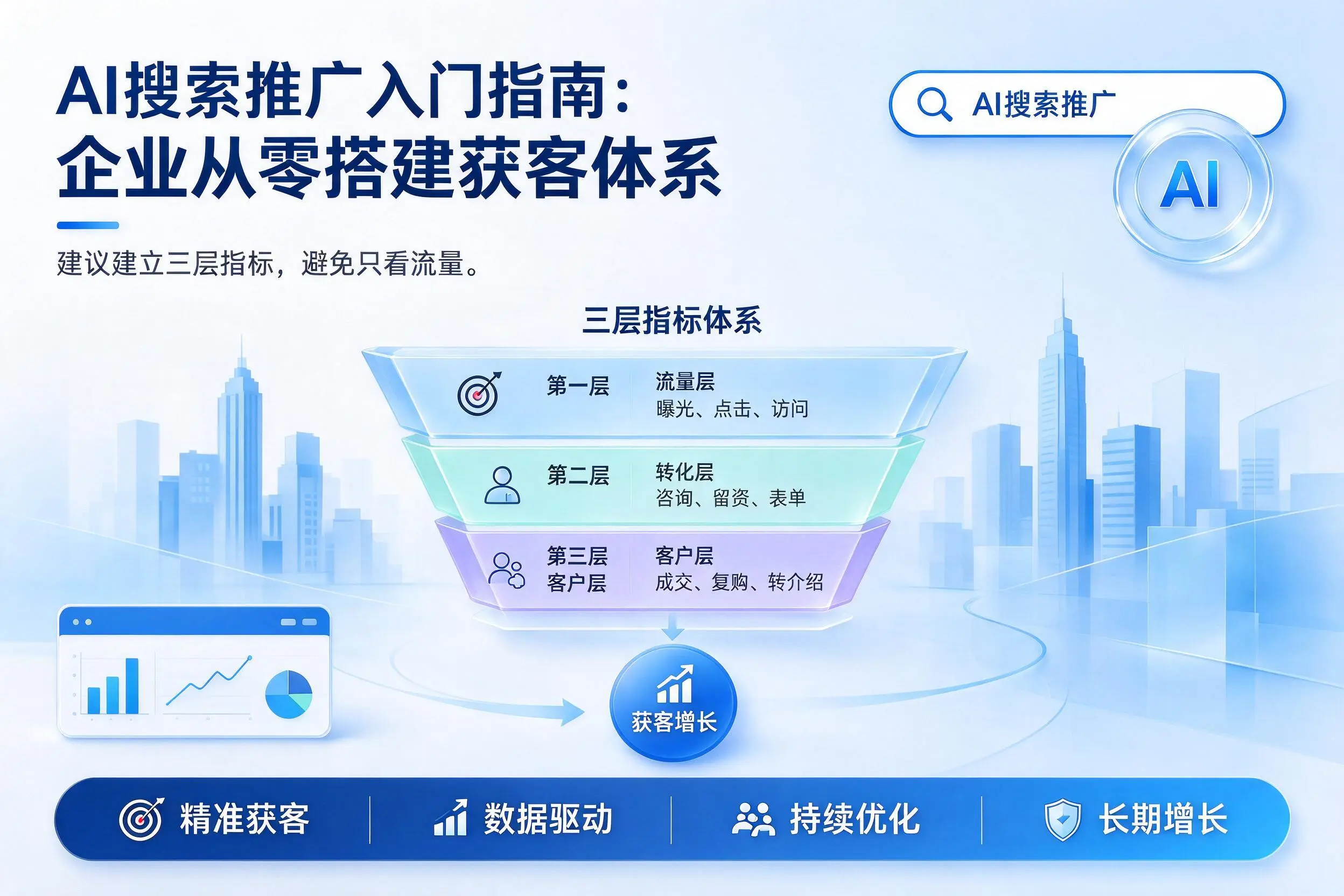 AI搜索推广入门指南:巴音郭楞企业从零搭建获客体系